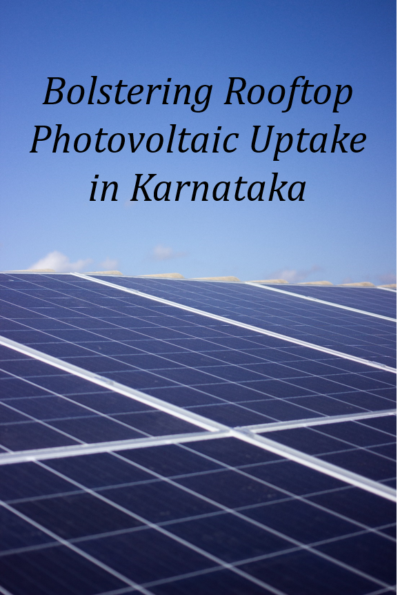 Bolstering Rooftop Photovoltaic Uptake in Karnataka